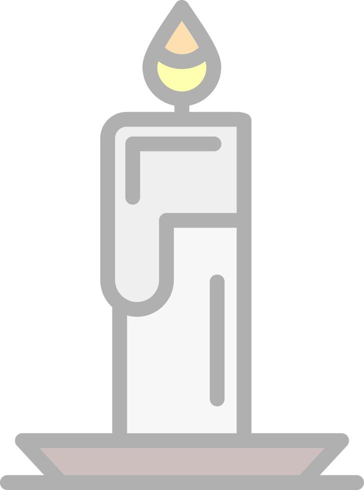 Candle Vector Icon Design