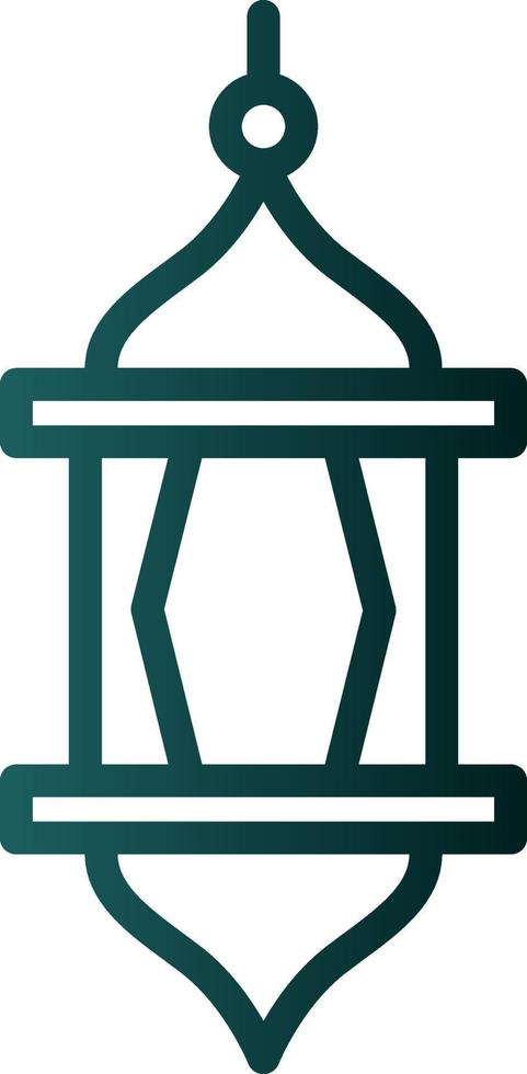 Arabian Lantern Vector Icon Design