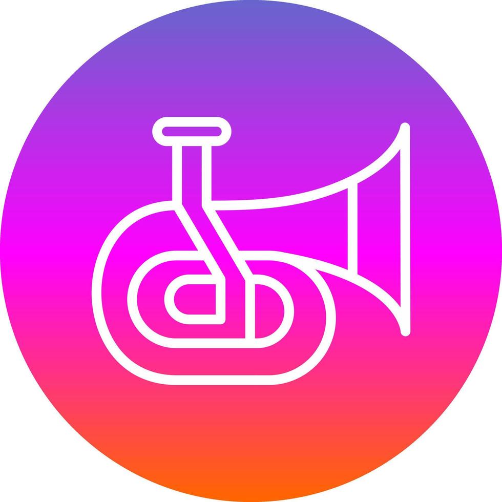 diseño de icono de vector de tuba