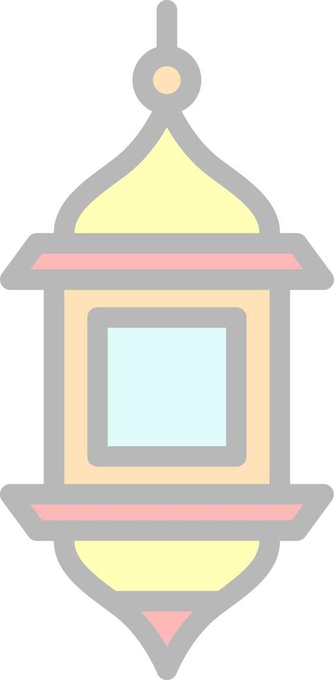 Arabic Lamp Vector Icon Design