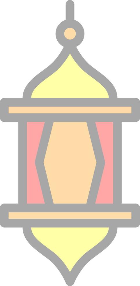 Arabian Lantern Vector Icon Design