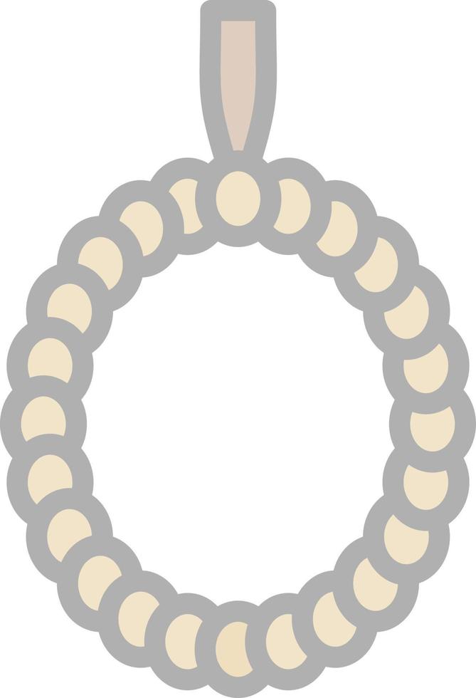 Praying Beads Vector Icon Design