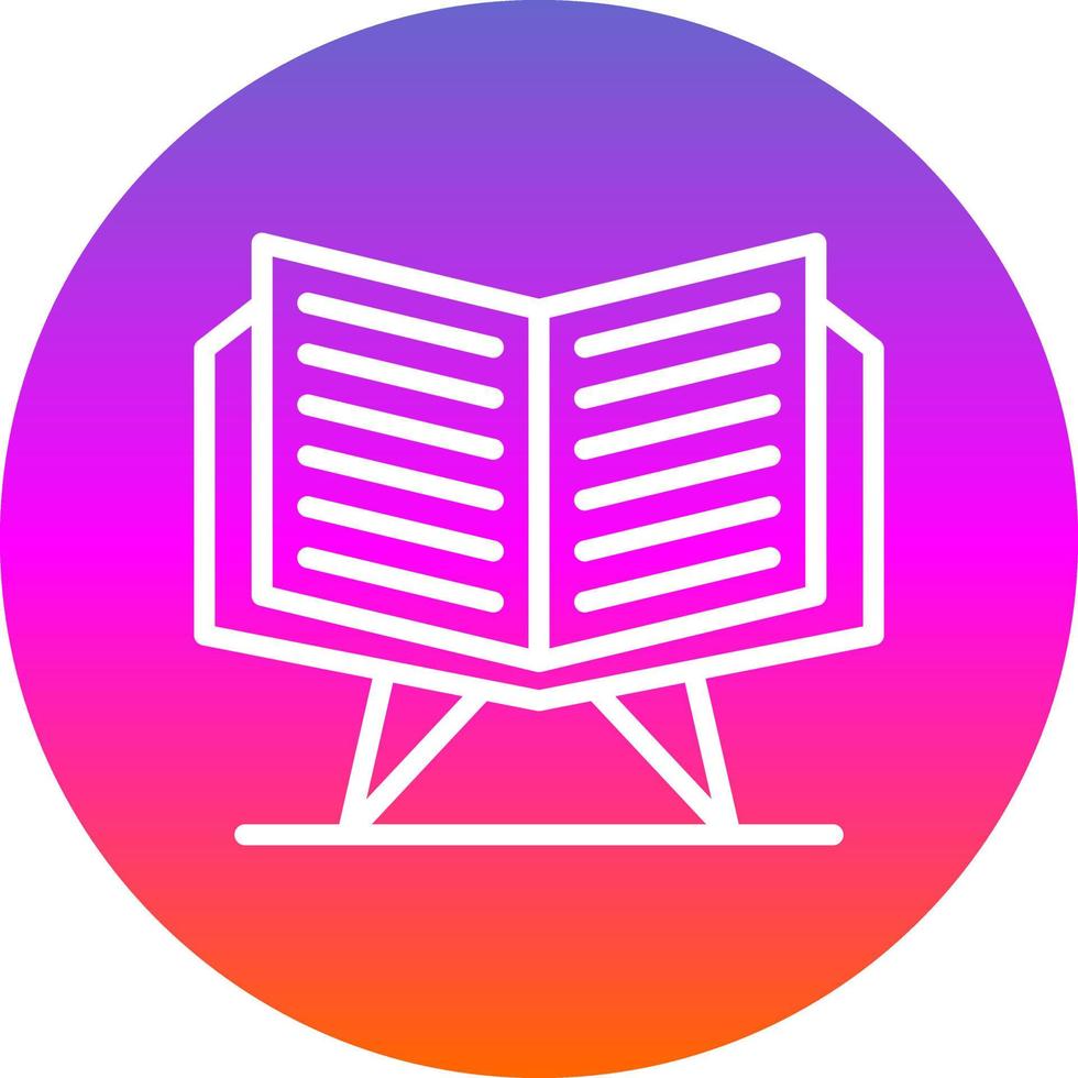 Open Quran Vector Icon Design