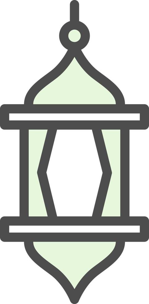 Arabian Lantern Vector Icon Design