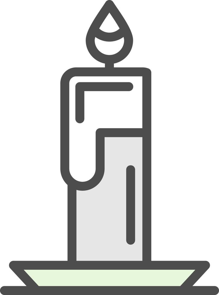 Candle Vector Icon Design