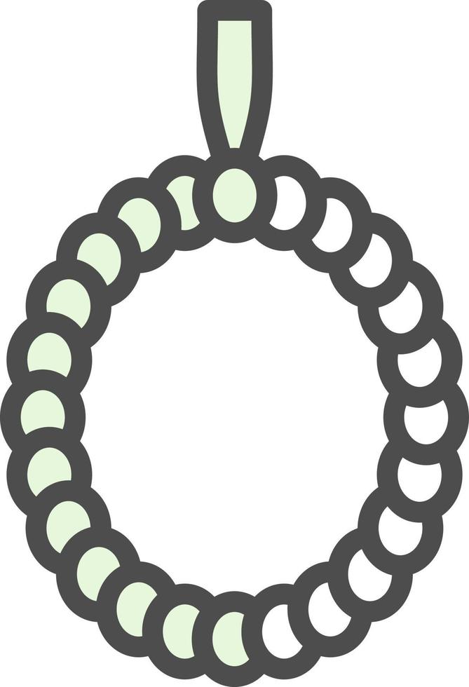 Praying Beads Vector Icon Design