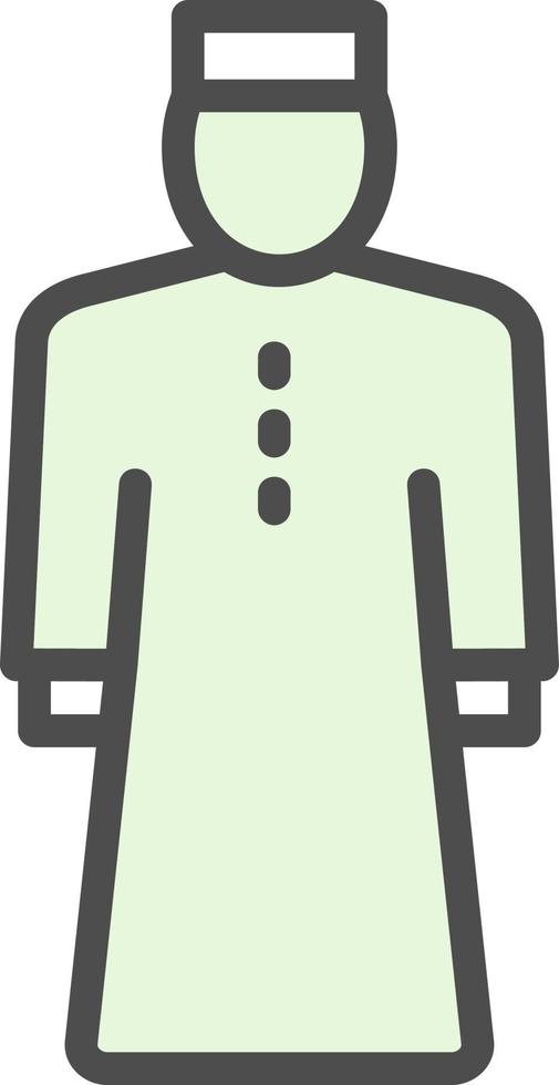 Muslim Man Vector Icon Design