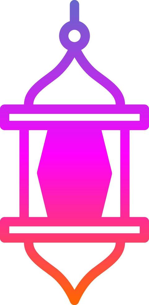 Arabian Lantern Vector Icon Design