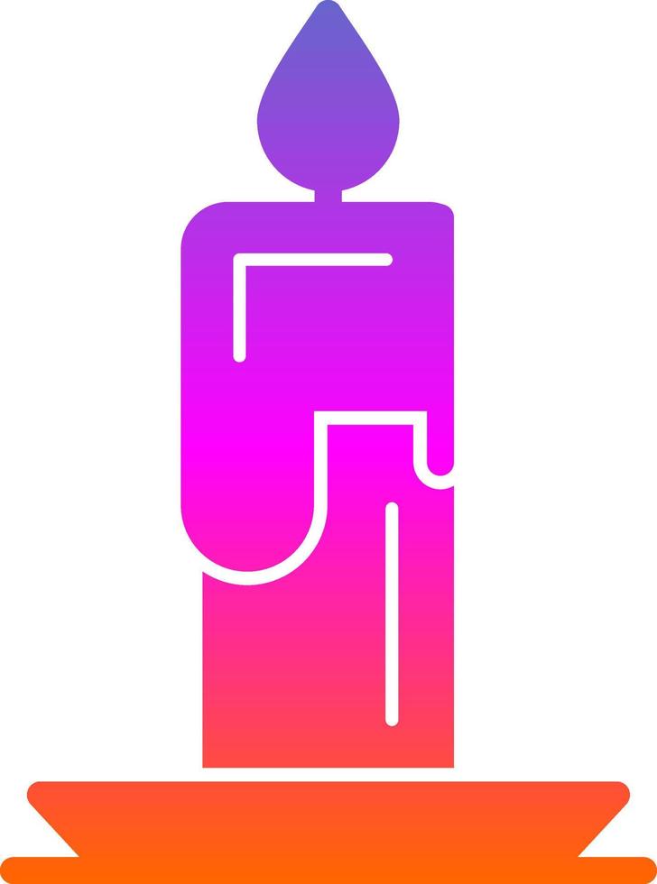 Candle Vector Icon Design