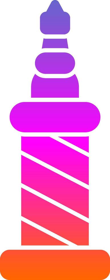 Trajans Column Vector Icon Design