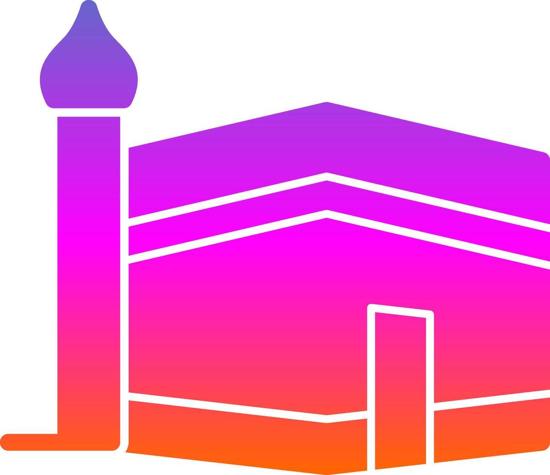 Kaaba Vector Icon Design