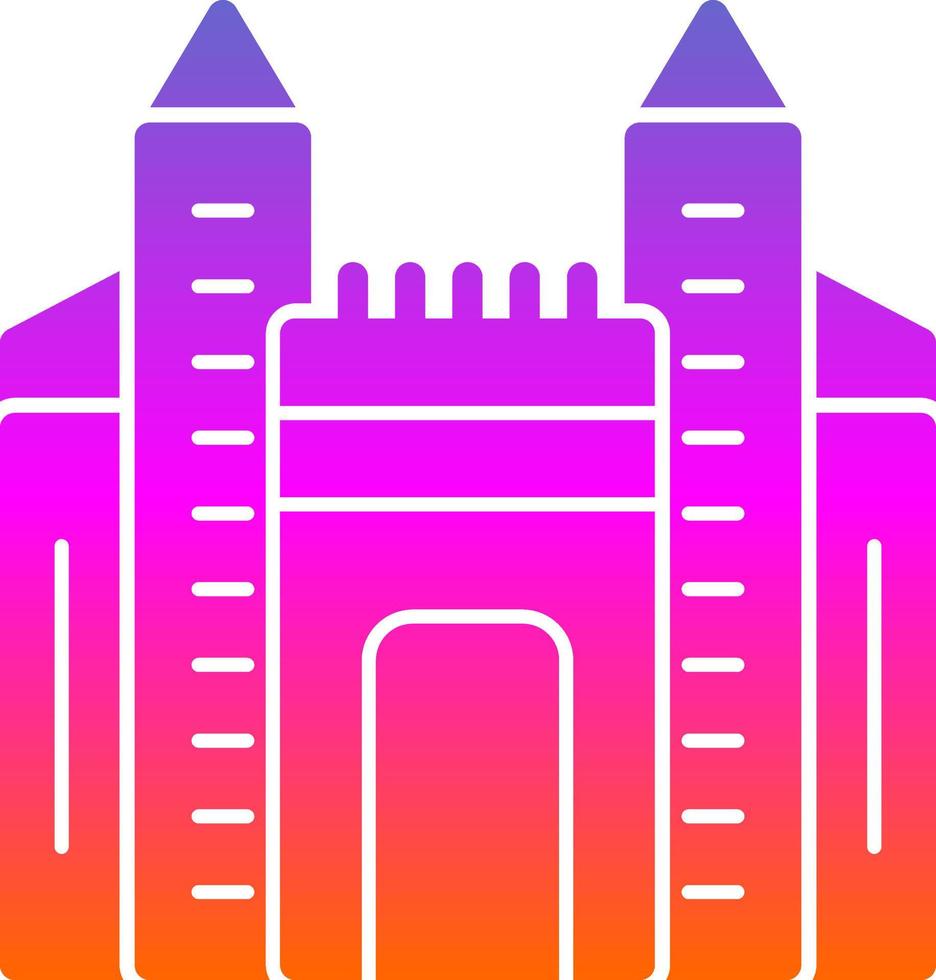 diseño de icono de vector de puerta de ishtar