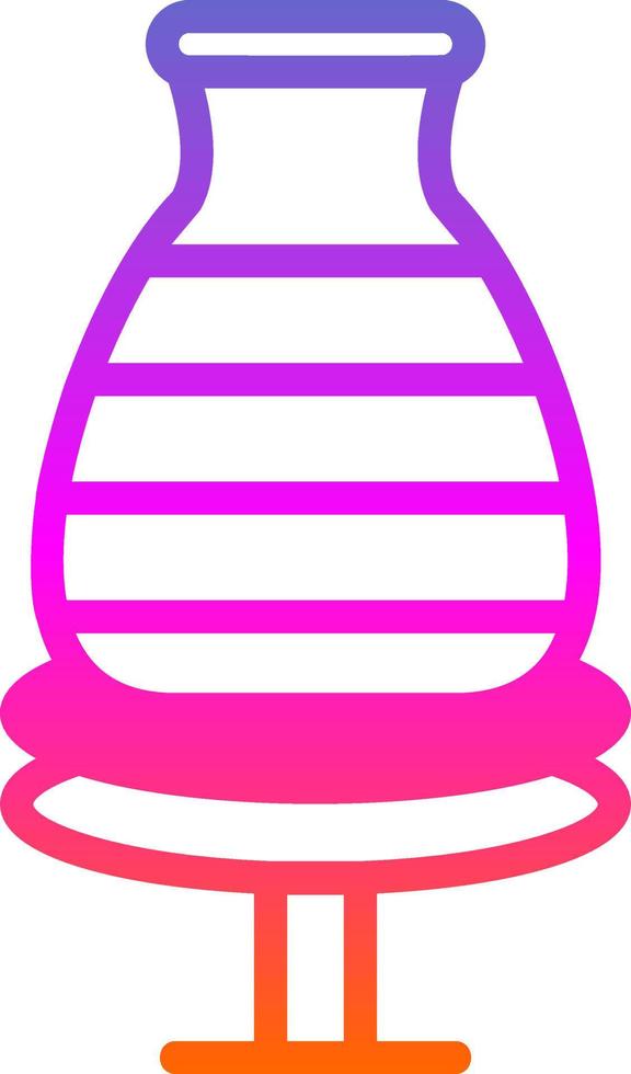 Potter Wheel Vector Icon Design