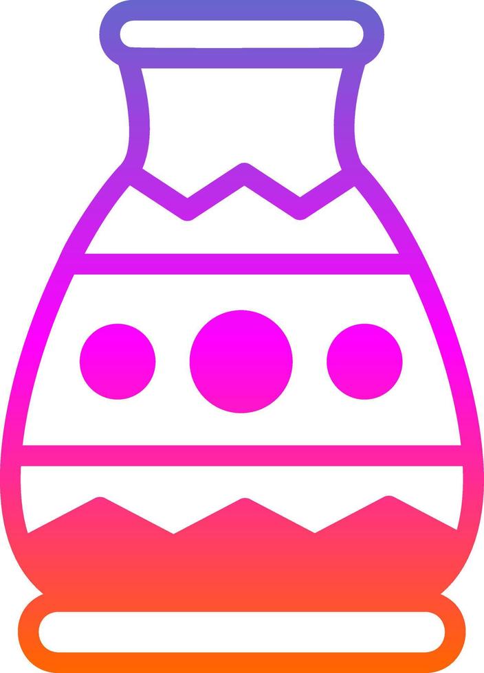 Amphora Vector Icon Design