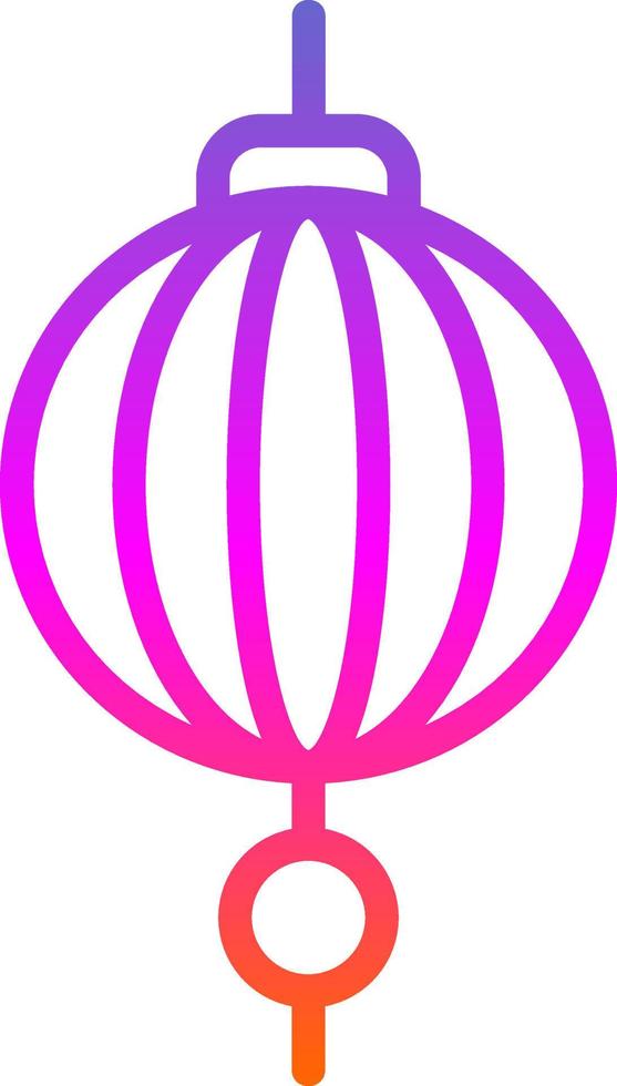 Sky Lantern Vector Icon Design
