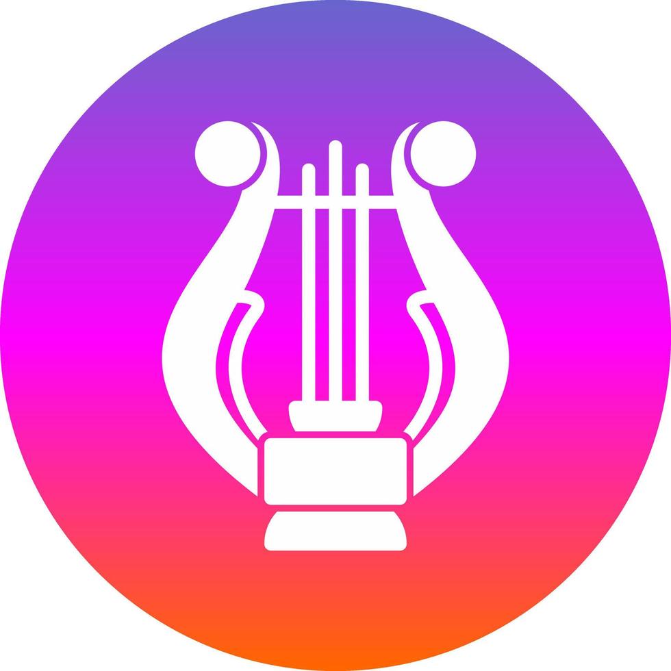 Lyre Vector Icon Design