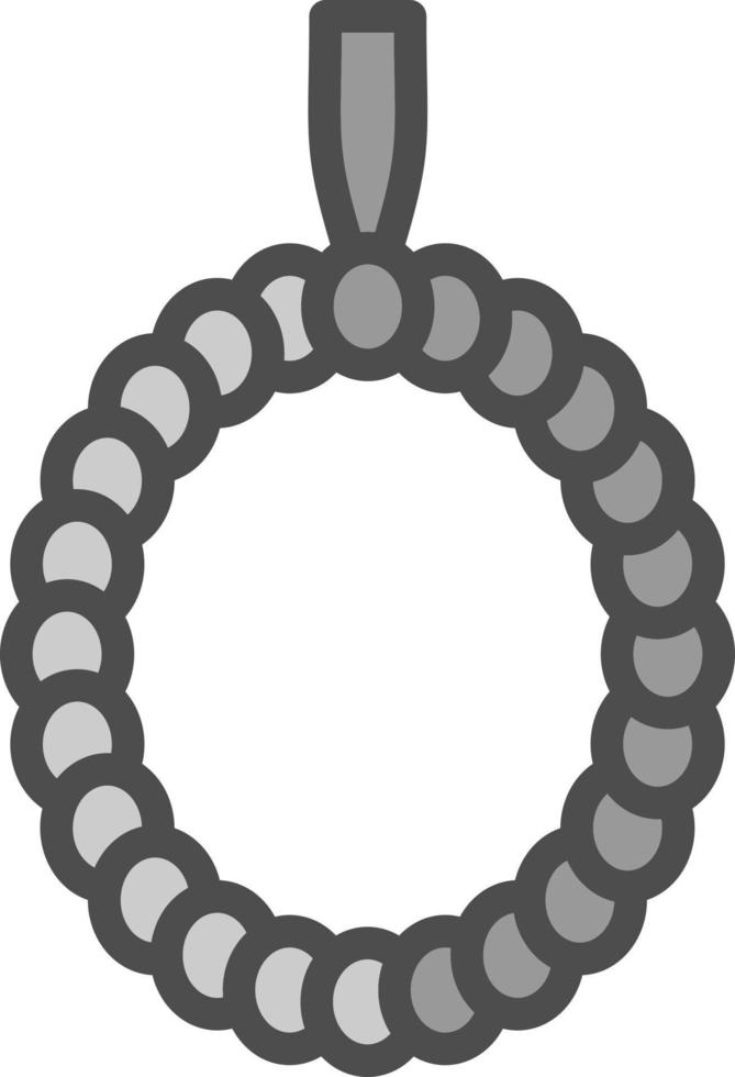 Praying Beads Vector Icon Design