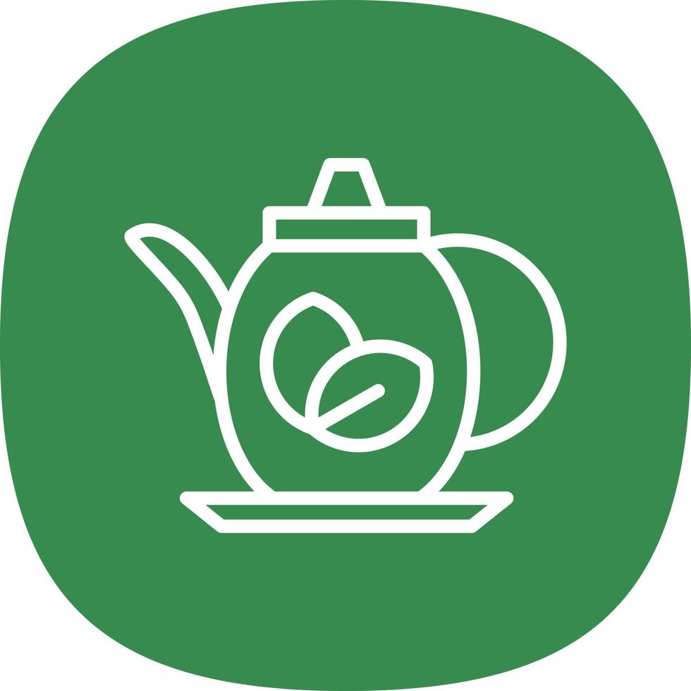 Teapot Vector Icon Design