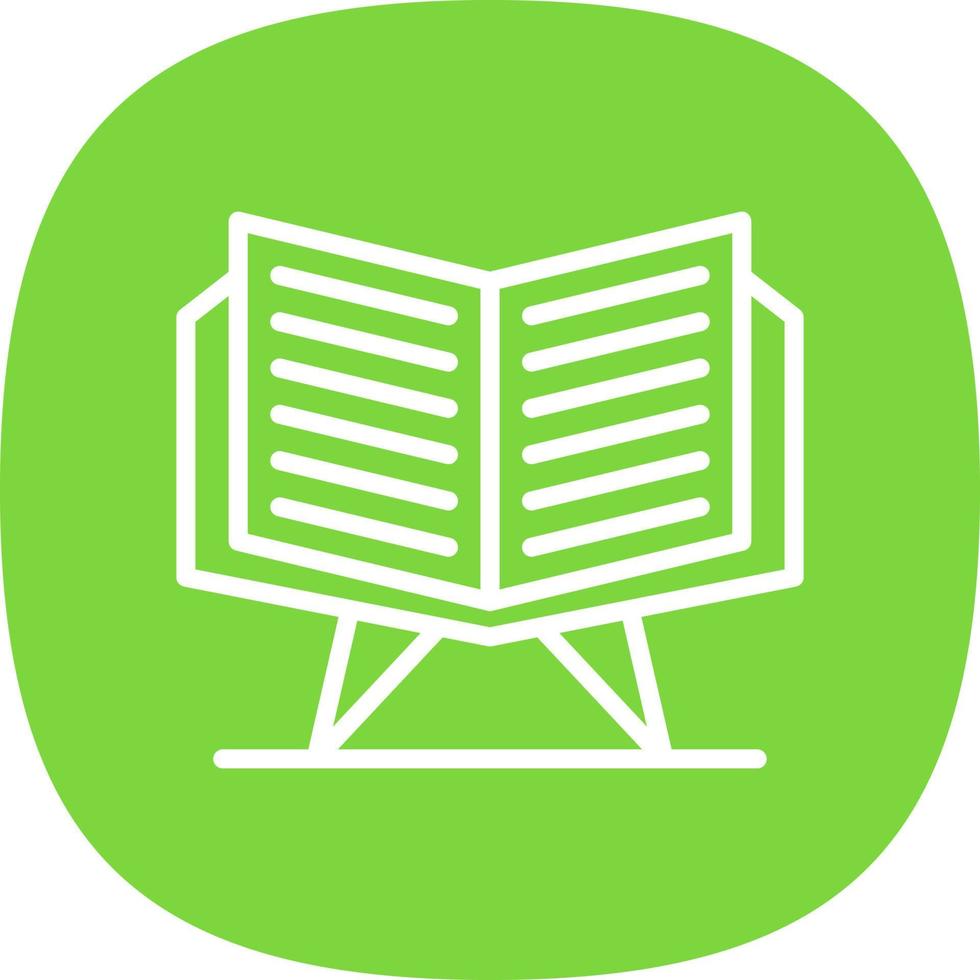 Open Quran Vector Icon Design