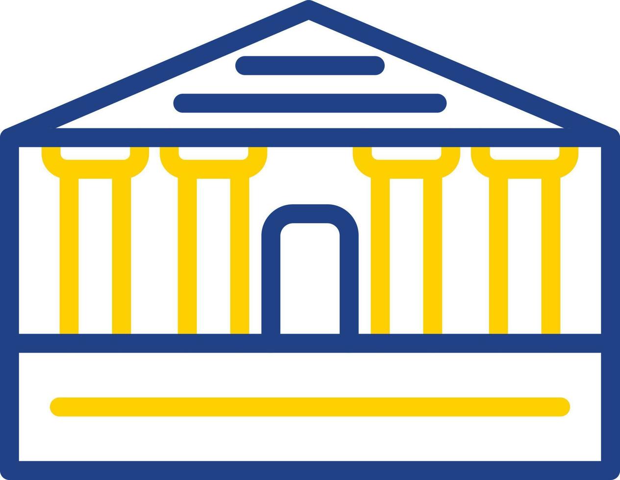 Parthenon Vector Icon Design