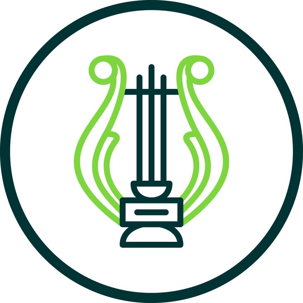 Lyre Vector Icon Design