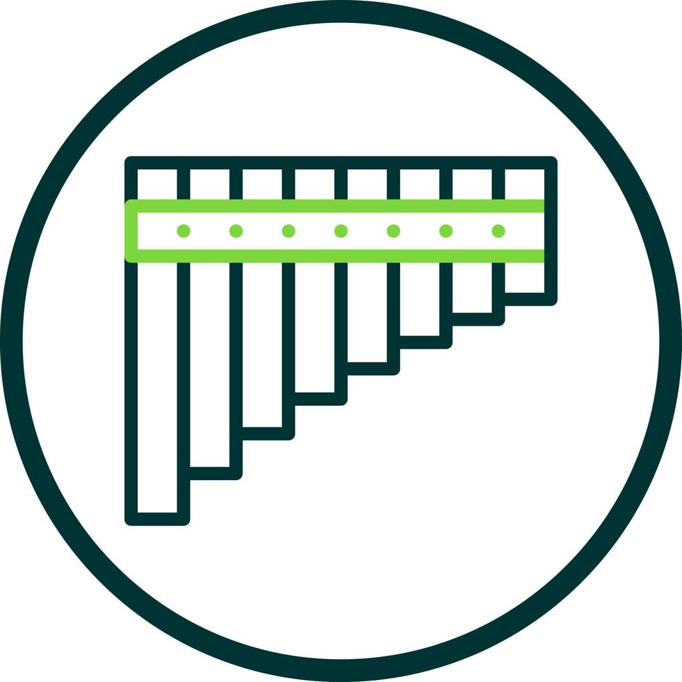 Pan Flute Vector Icon Design