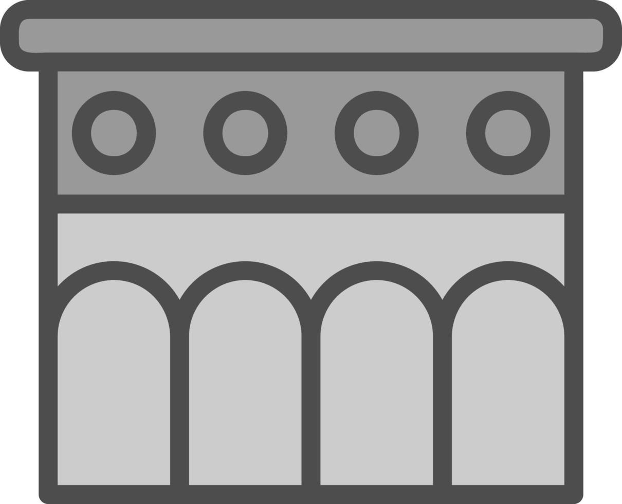 Aqueduct Vector Icon Design