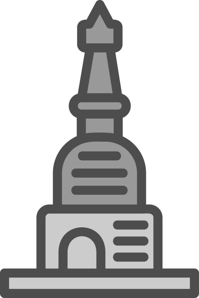 Stupa Vector Icon Design
