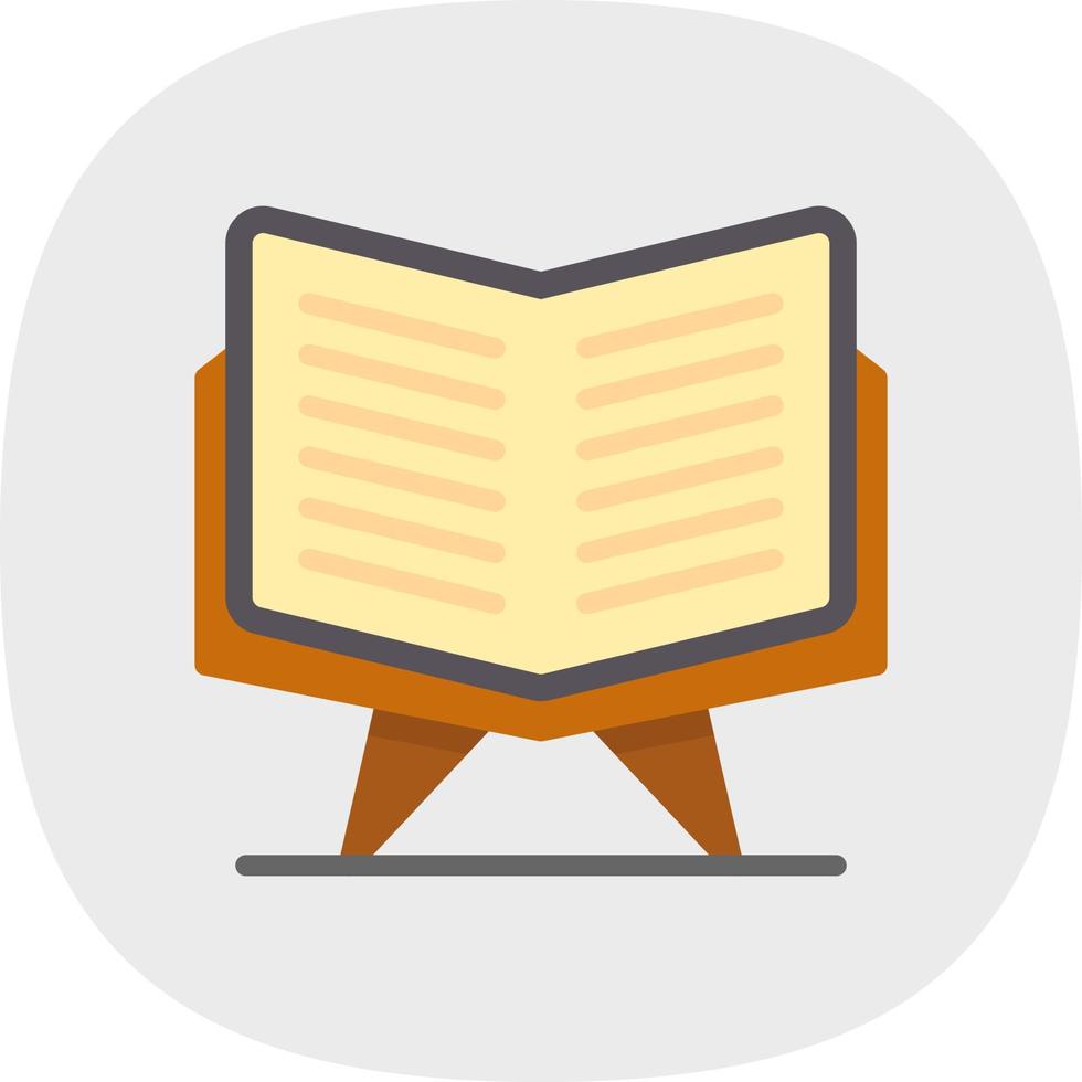 Open Quran Vector Icon Design