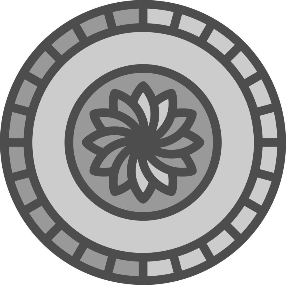 Old Plate Vector Icon Design