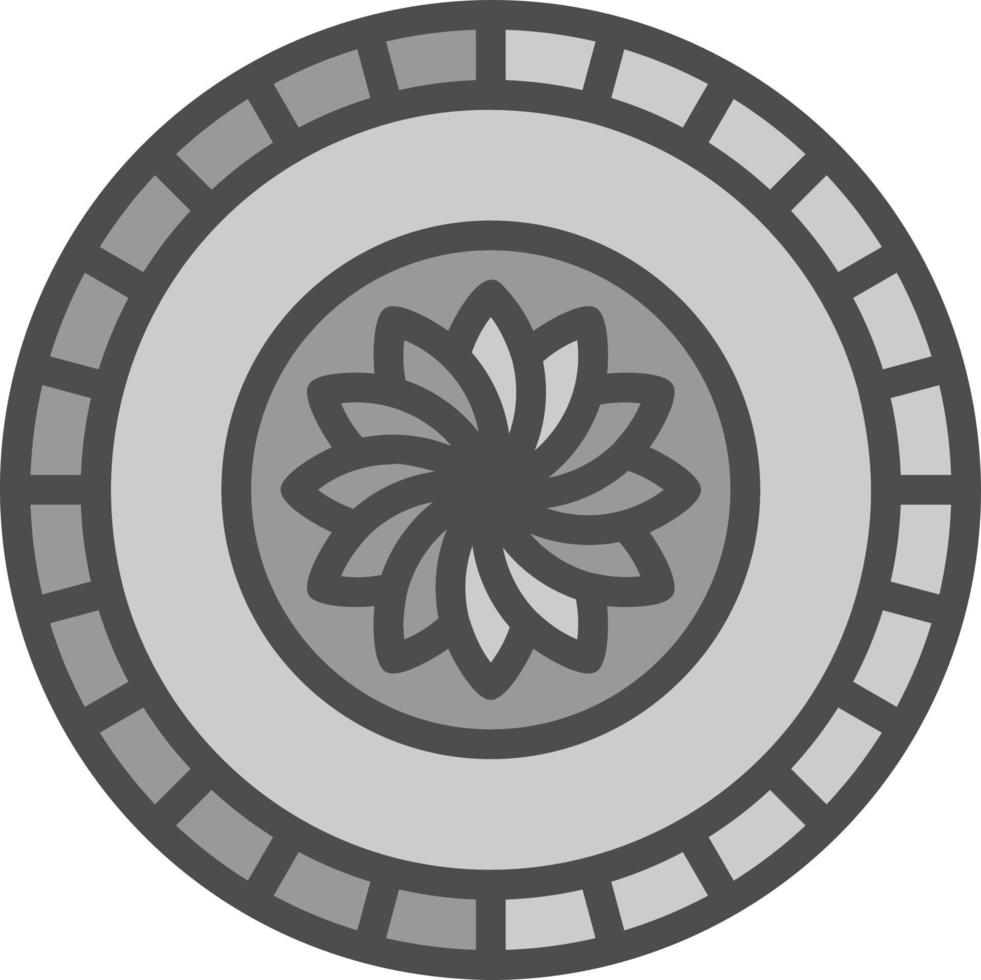 Old Plate Vector Icon Design