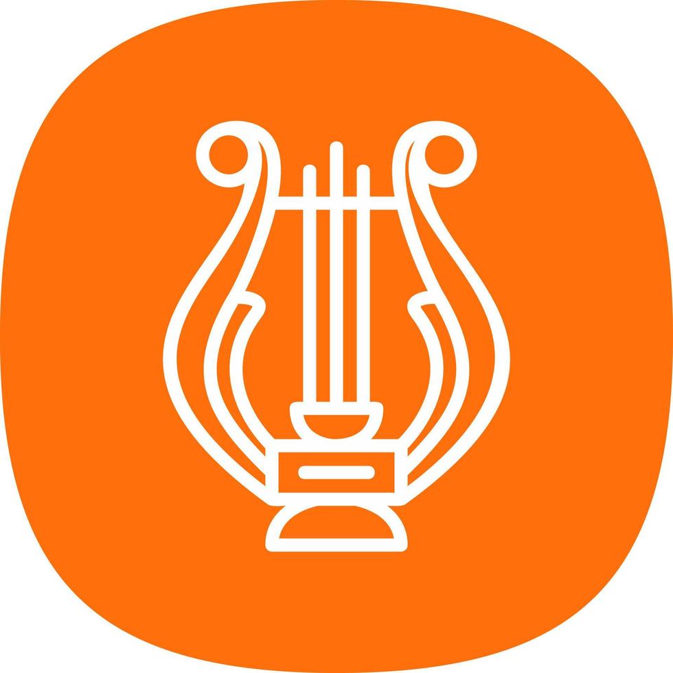 Lyre Vector Icon Design