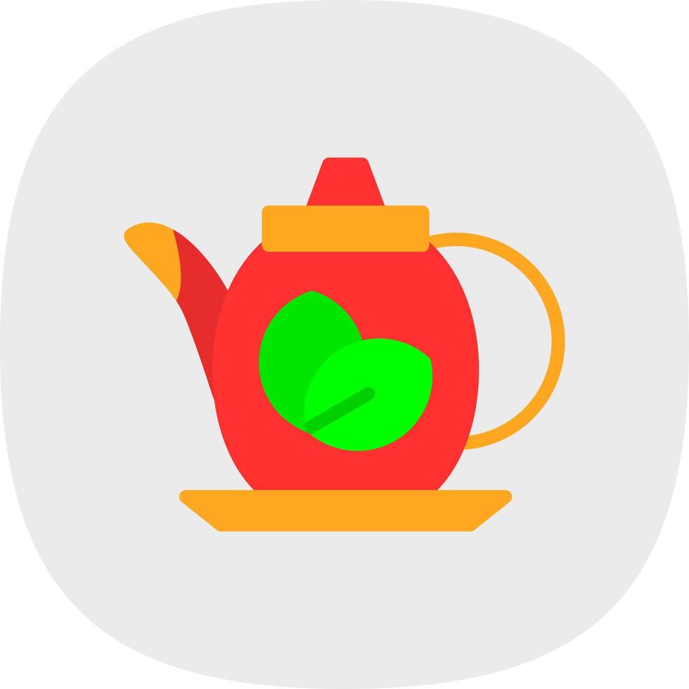 Teapot Vector Icon Design