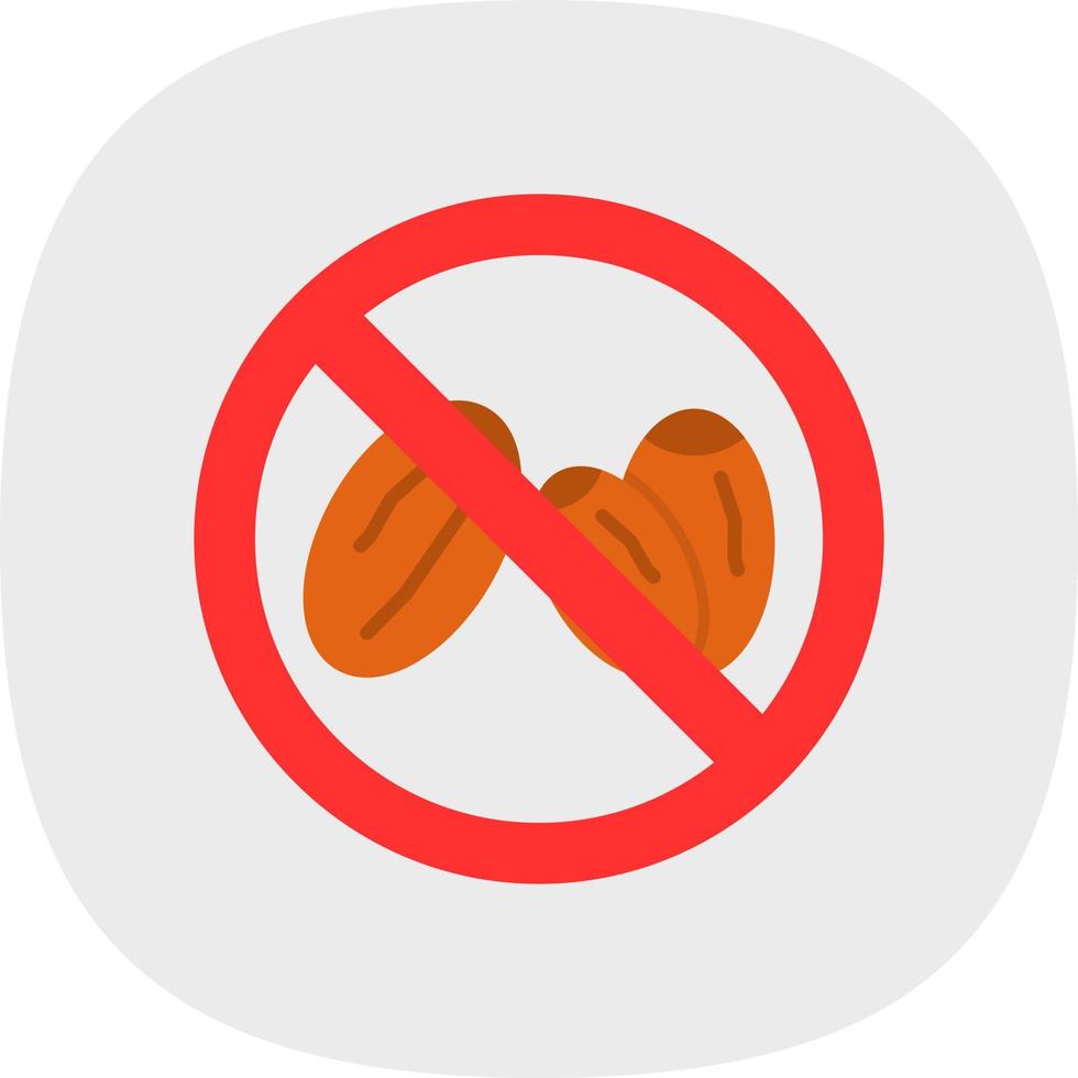 No Eating Vector Icon Design