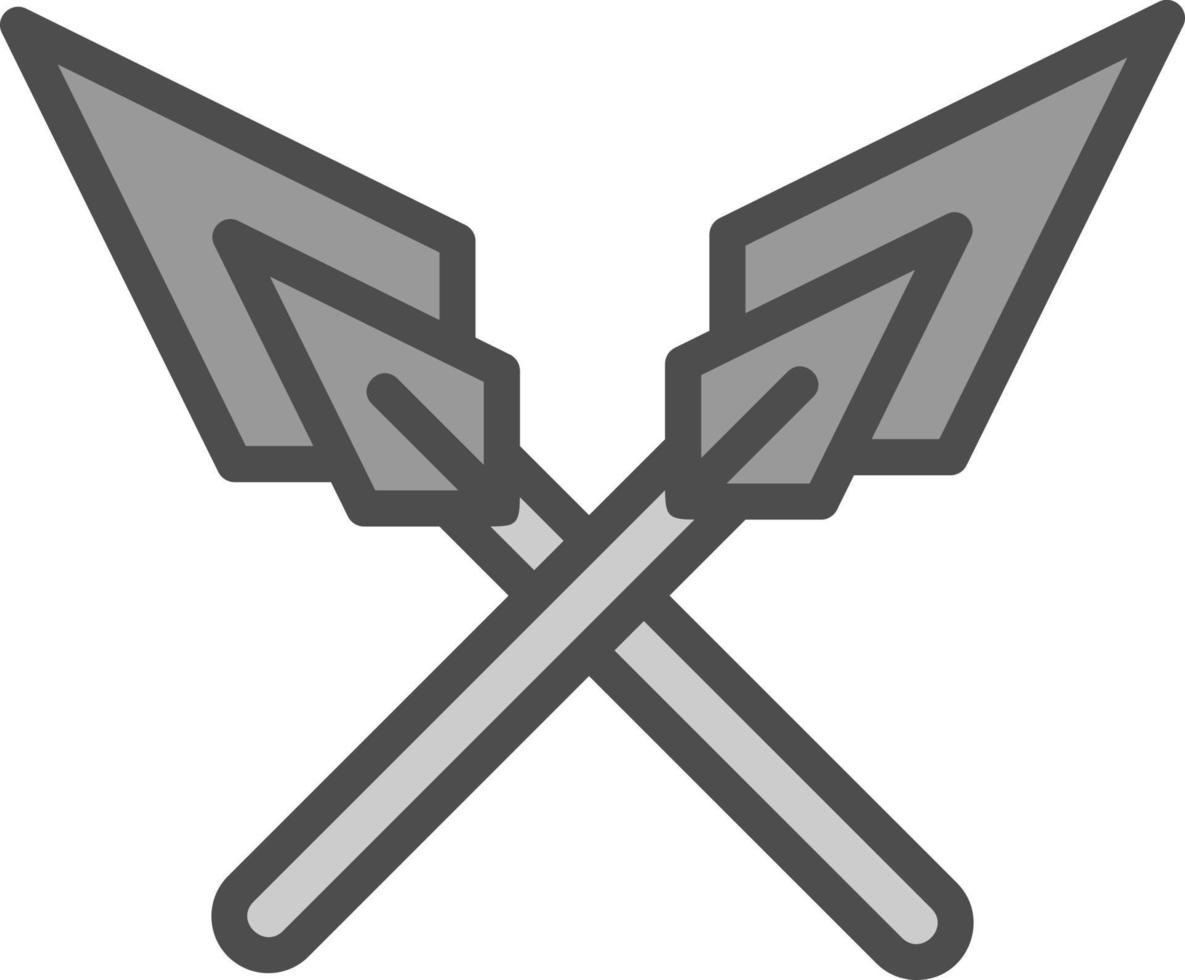 Spears Vector Icon Design