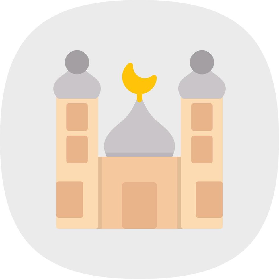 Small Mosque Vector Icon Design