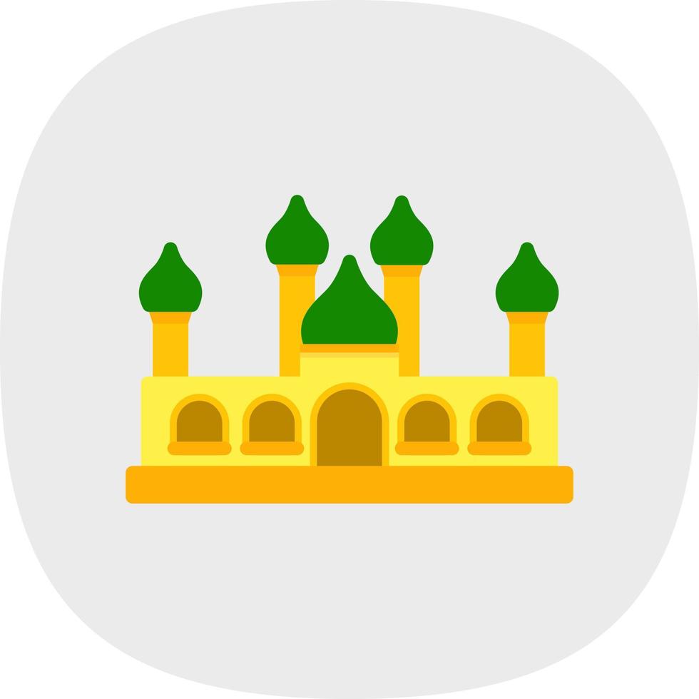 diseño de icono de vector de mezquita