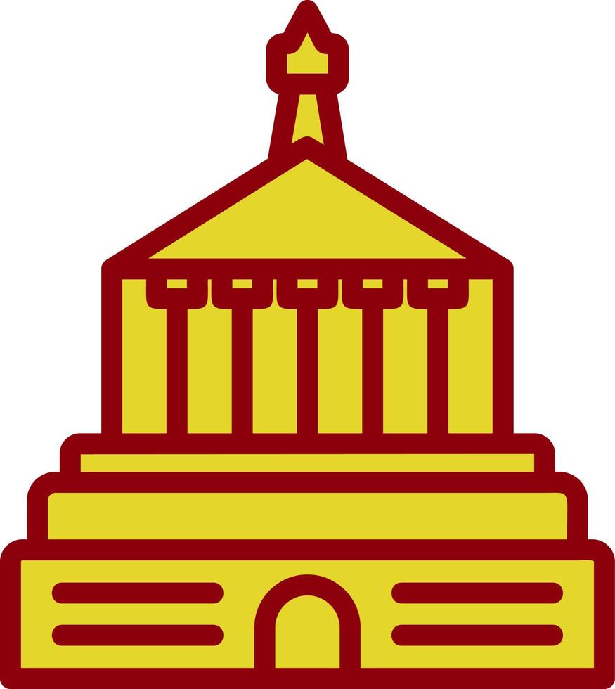 Halicarnassus Mausoleum Vector Icon Design