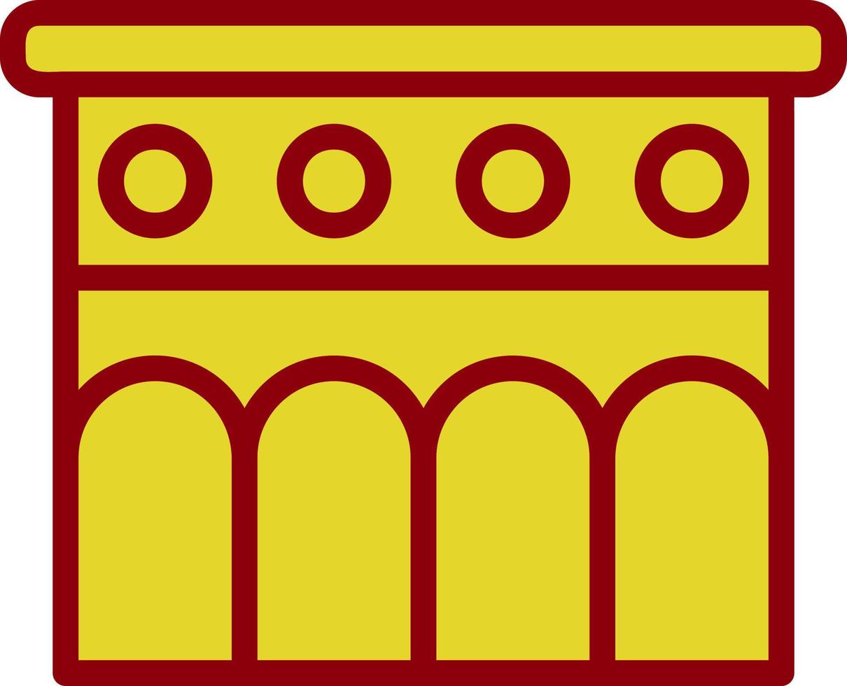 Aqueduct Vector Icon Design