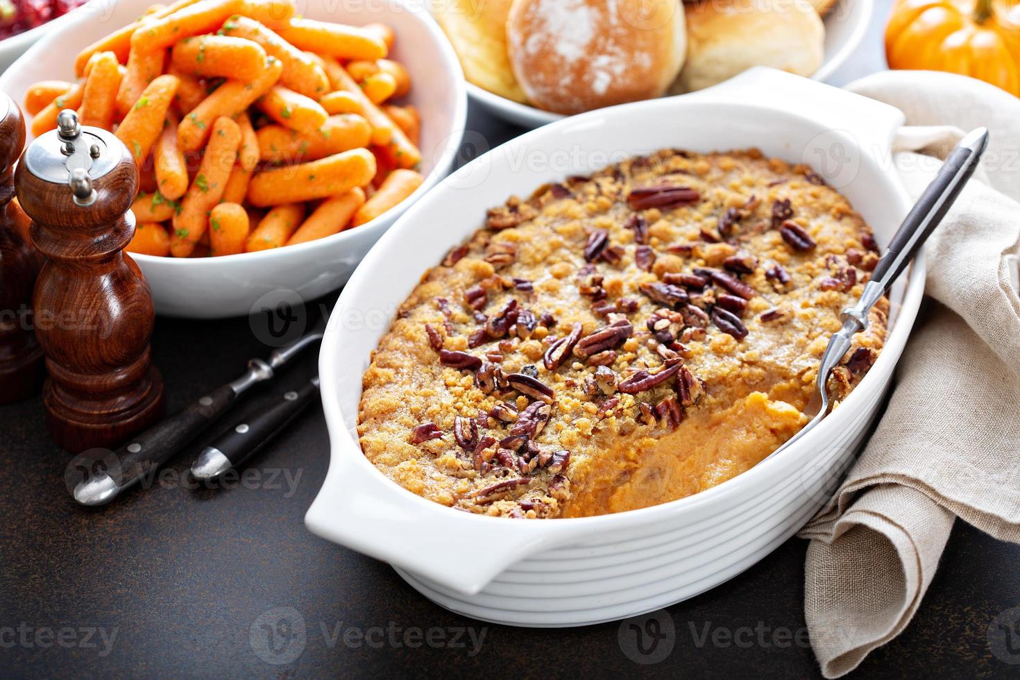 Sweet potato casserole photo