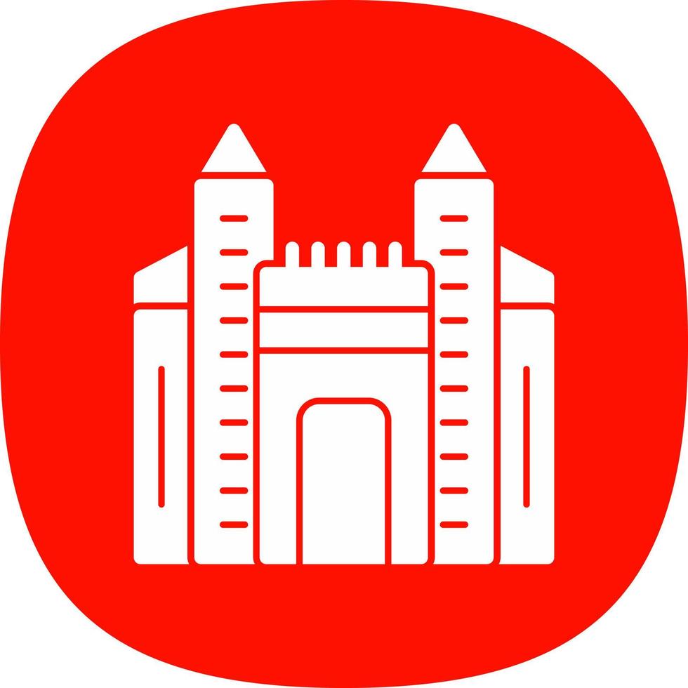 Ishtar Gate Vector Icon Design