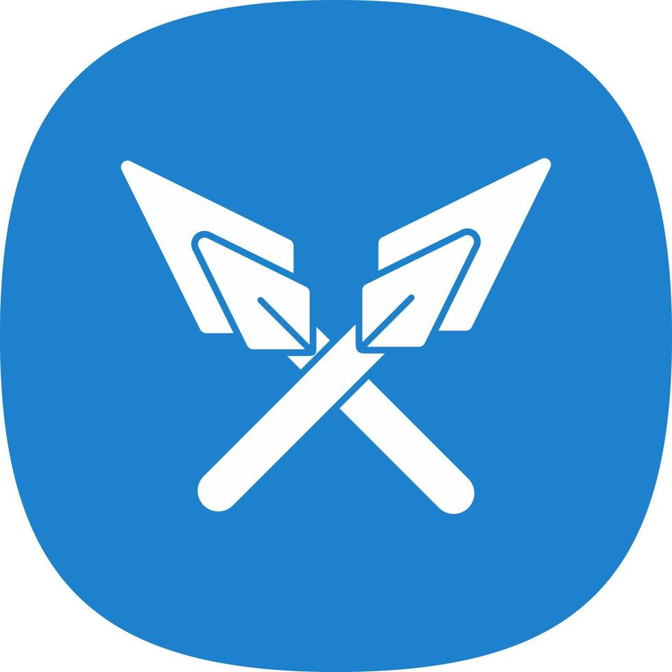 Spears Vector Icon Design