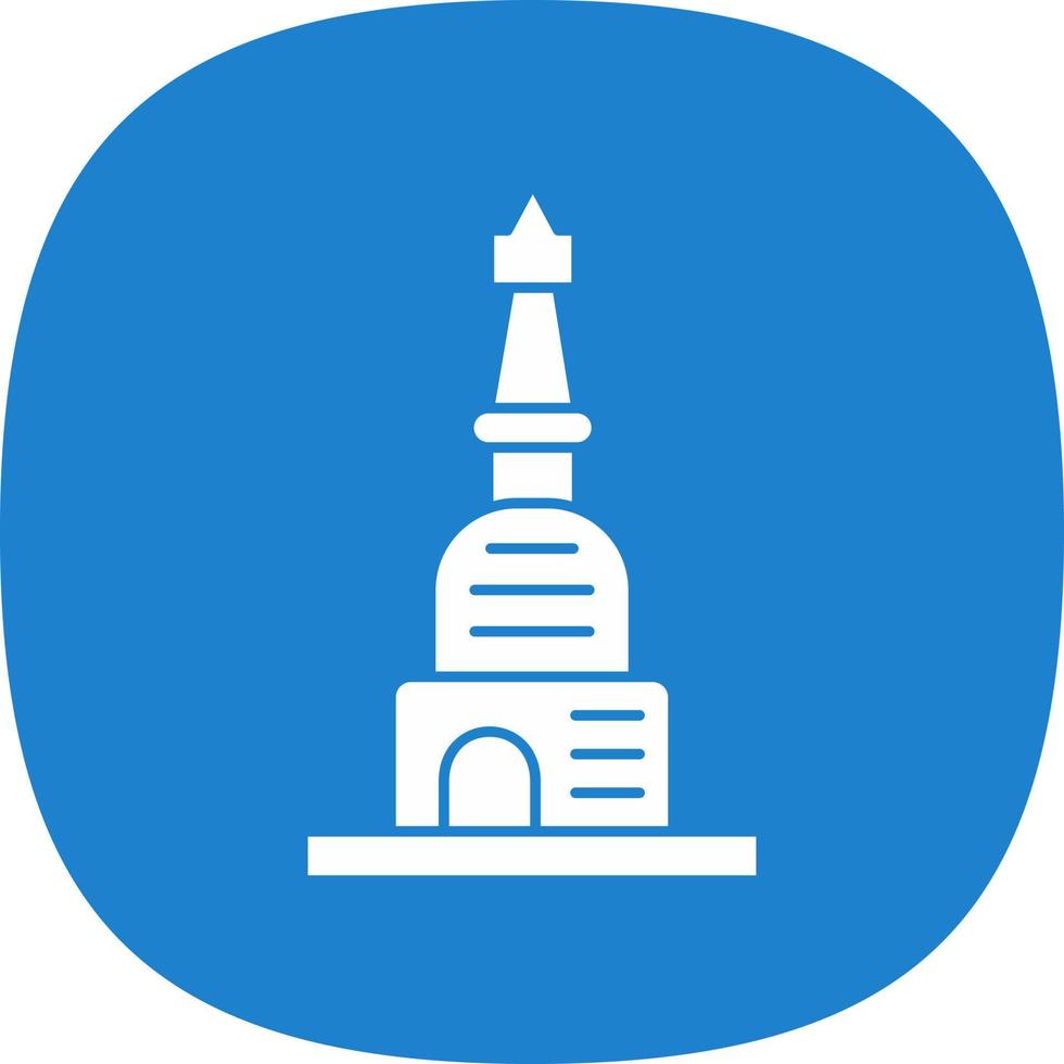 Stupa Vector Icon Design