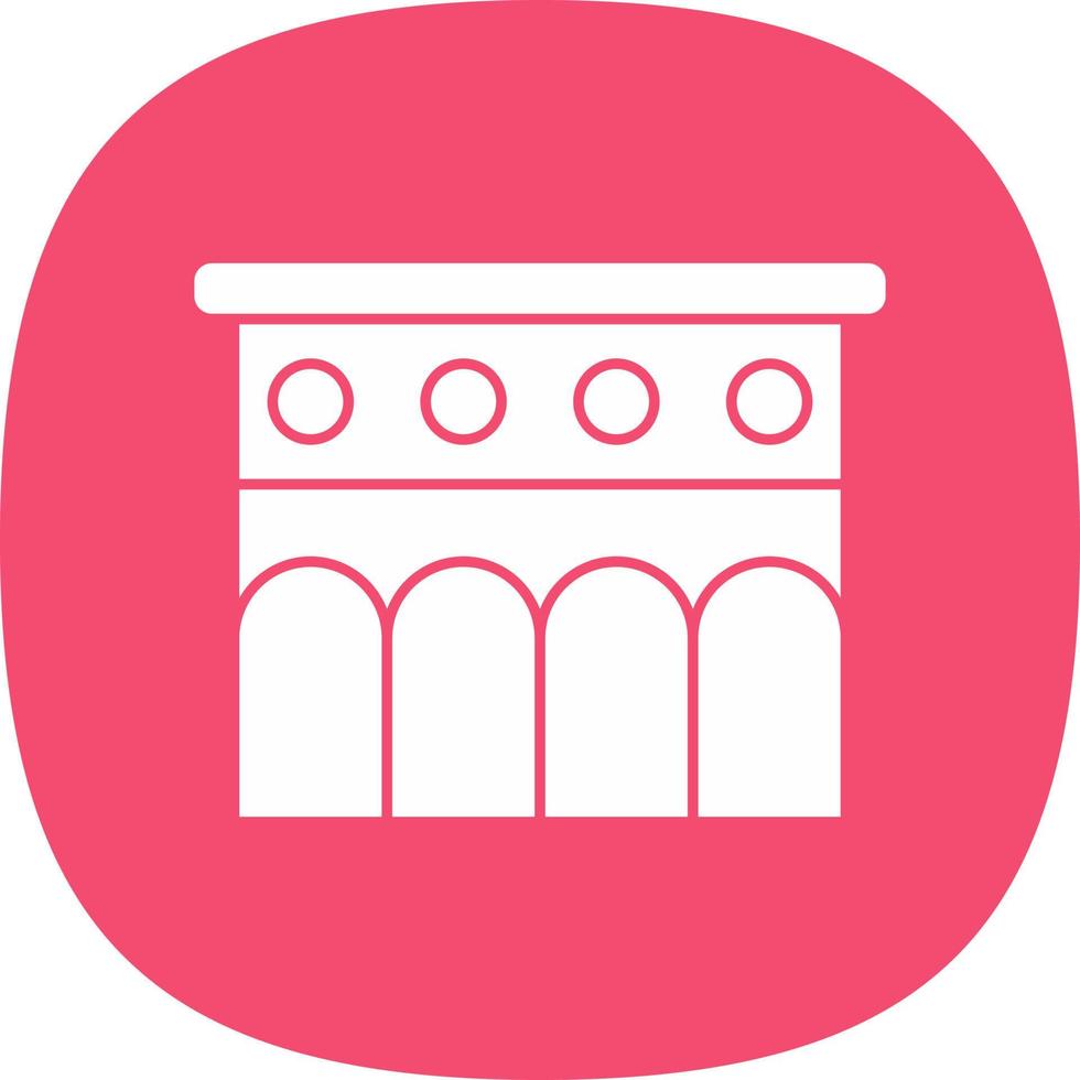 Aqueduct Vector Icon Design