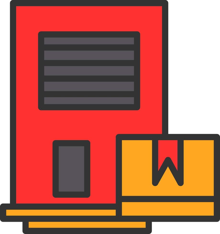 Door Delivery Vector Icon Design