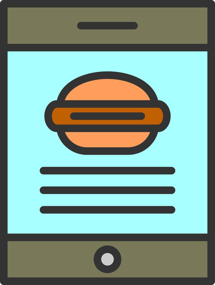 Online Order Vector Icon Design