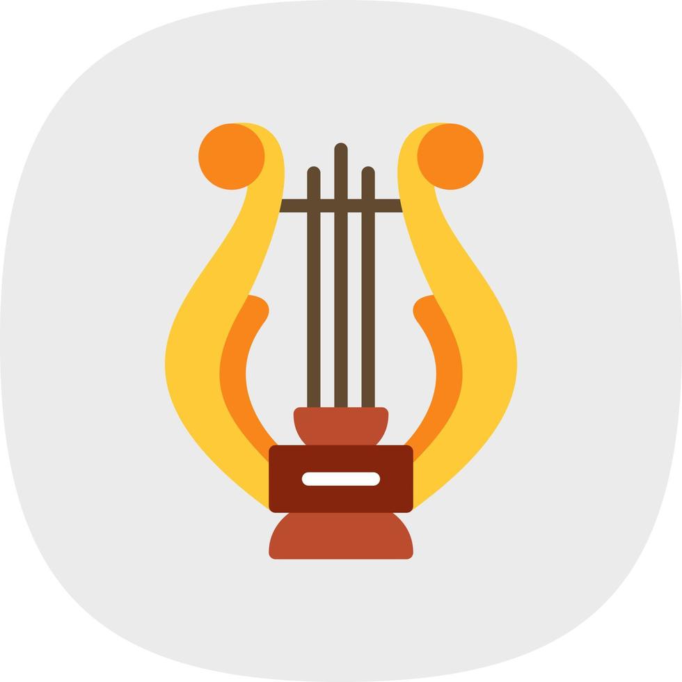 Lyre Vector Icon Design