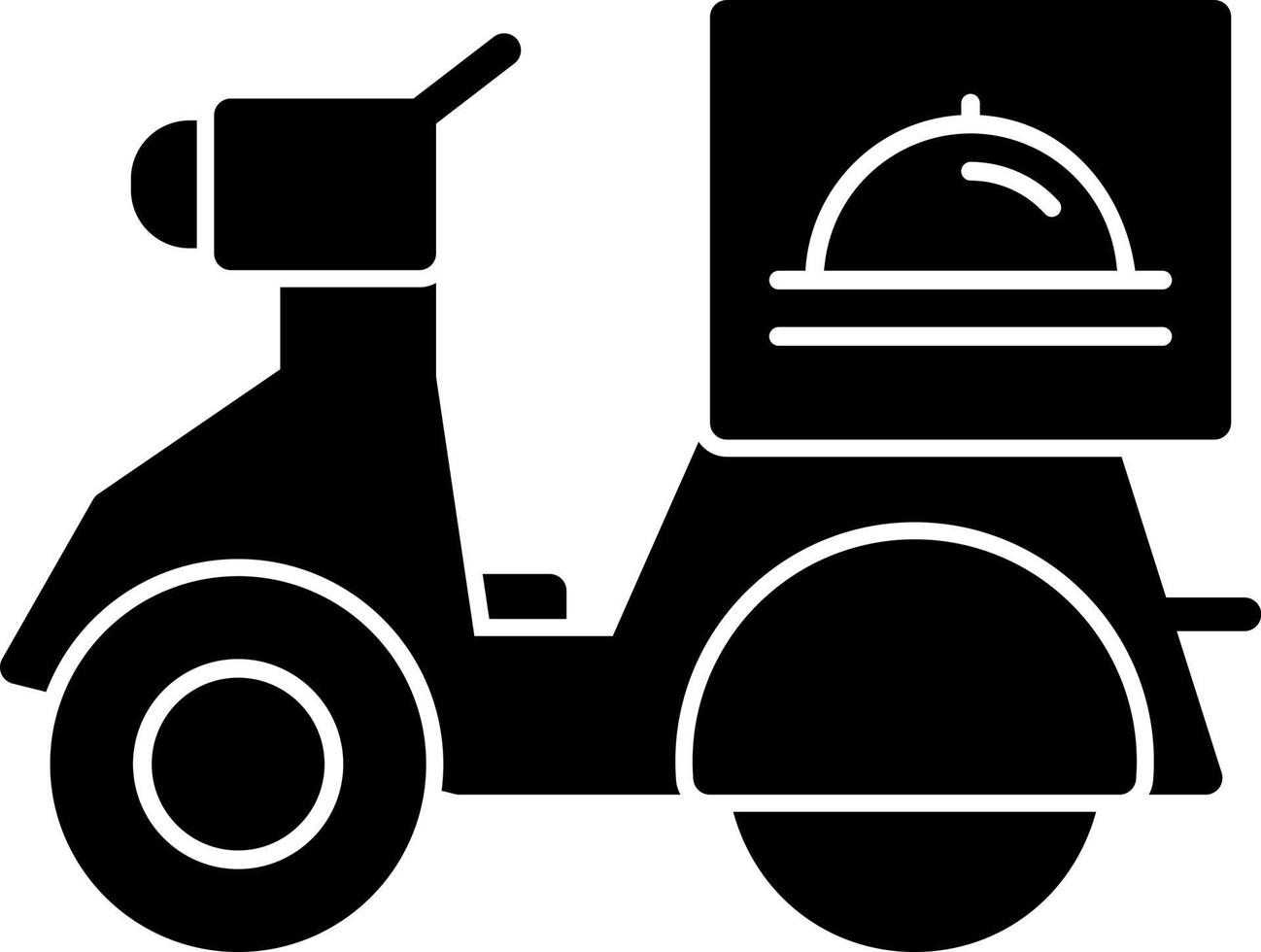 Food Delivery Vector Icon Design