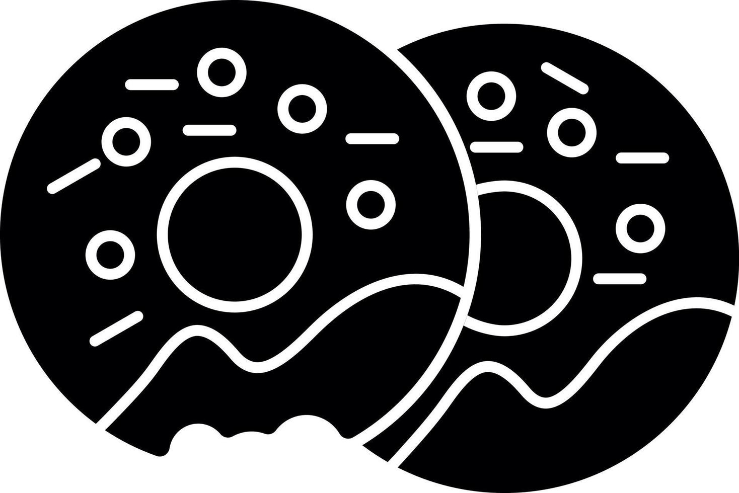 Donuts Vector Icon Design