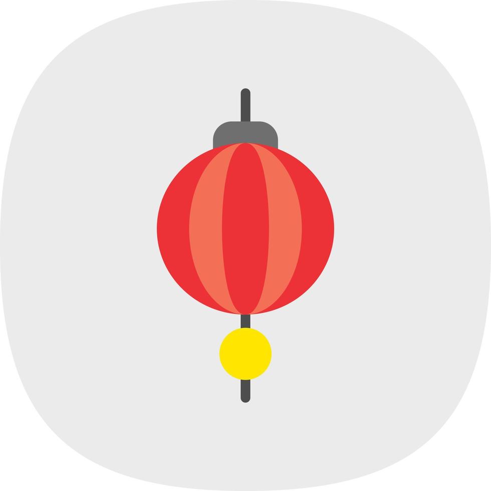 Sky Lantern Vector Icon Design